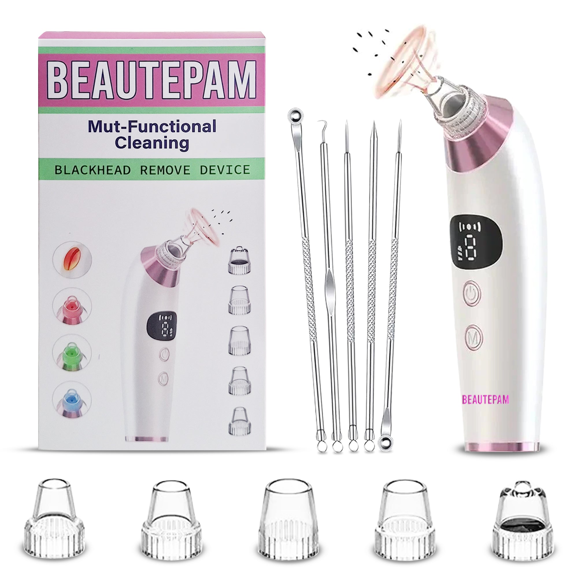 "Clear Pores, Radiant Skin: Beautepam-Enhanced Blackhead Vacuum