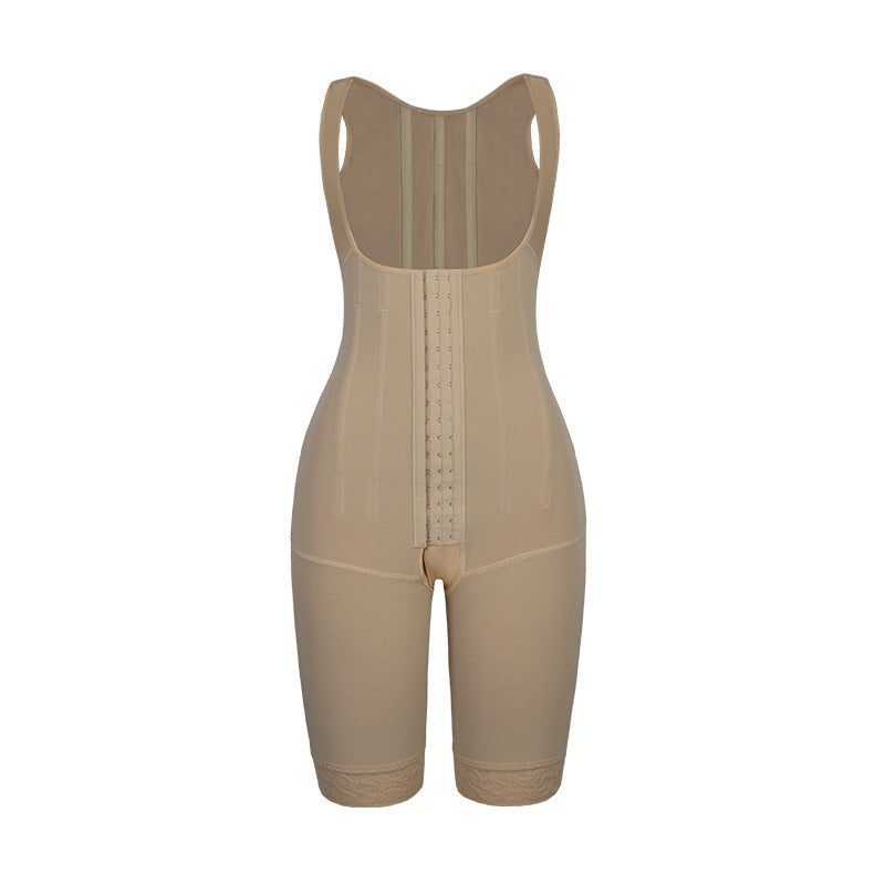 Women Shapewear Bodysuit Rompers - Fajas Bosuit Open Bust Full Body Shaper