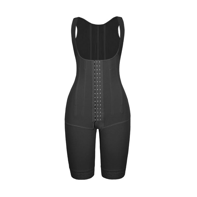 Women Shapewear Bodysuit Rompers - Fajas Bosuit Open Bust Full Body Shaper