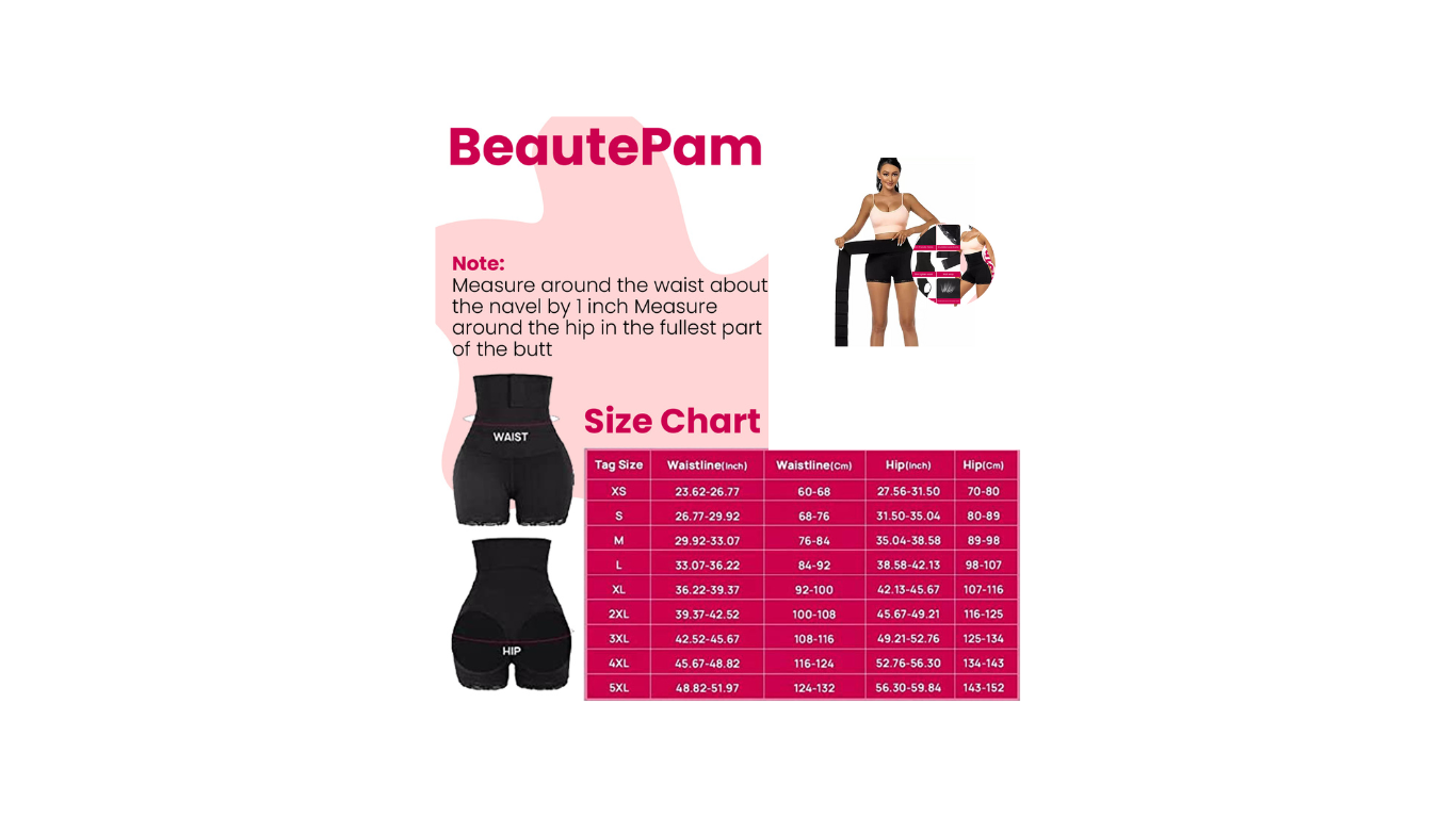 Butt lifter panties waist wrap tummy control shapewear