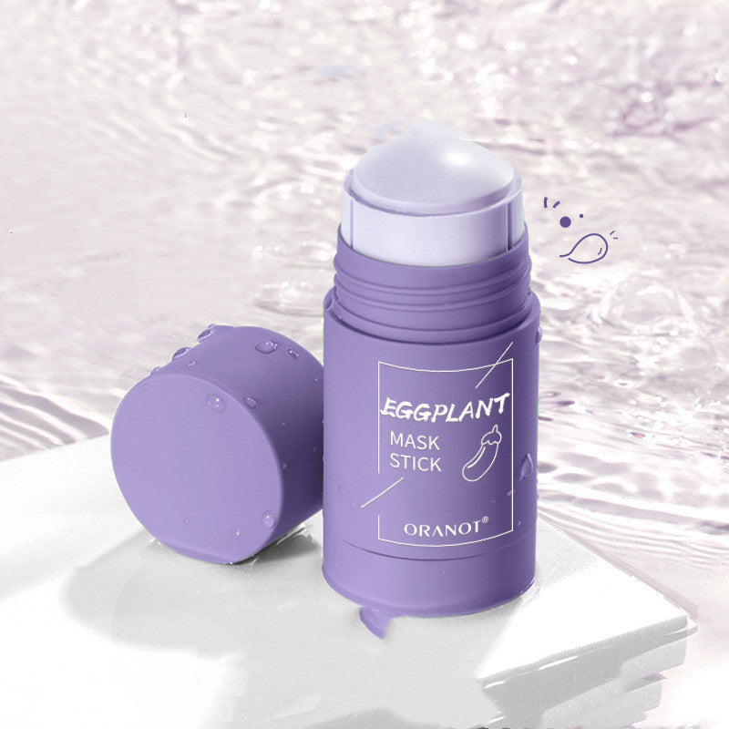 Travel-Friendly Pore Cleanser Stick Mask with Green Tea Extract Skin Detox Mask Stick Refreshing Green Tea Mask Quick Mask Application Stick Portable Green Tea Mask Pore Cleansing Stick