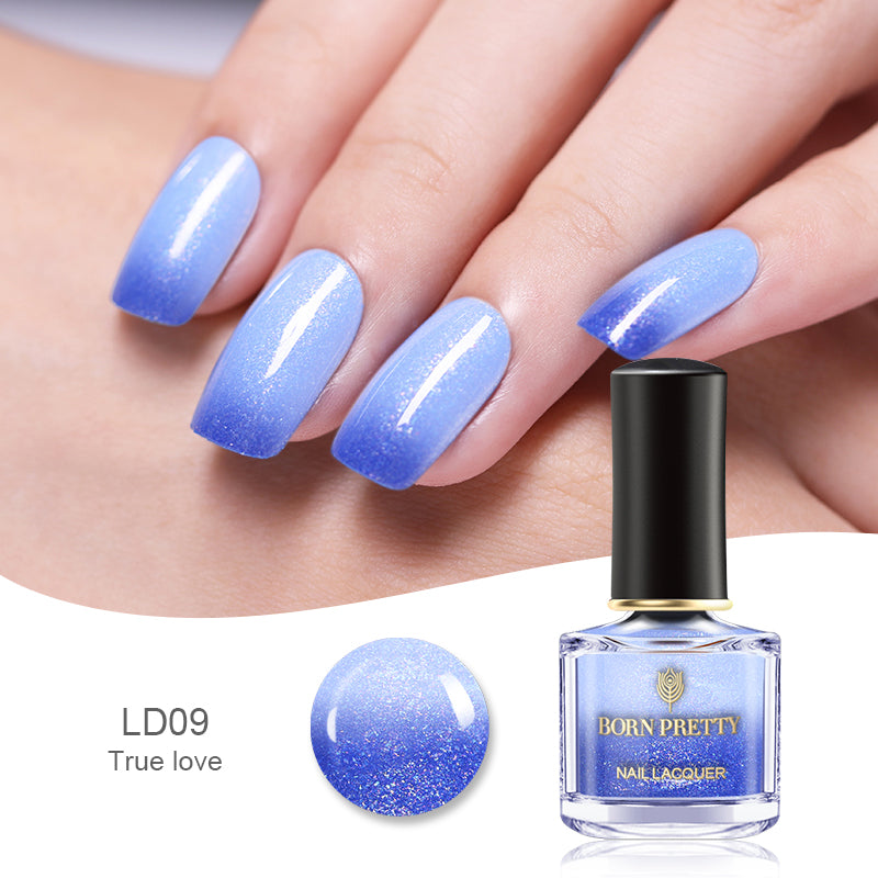 Trendy Peel-Off Color-Changing Polish Thermochromic Manicure Polish Thermochromic Magic Nails Thermal Effect Nail Lacquer Temperature-Sensitive Nail Varnish Temperature-Responsive Nail Color