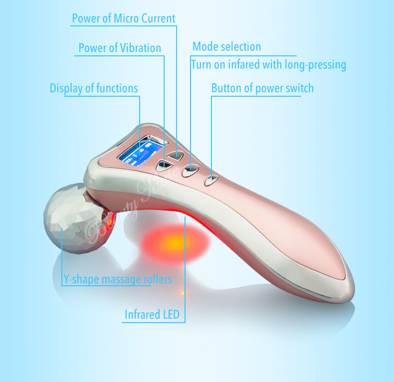 Wireless EMS Massager Vibrating EMS Roller Therapeutic Muscle Roller Targeted Muscle Massage Smart EMS Roller Recovery Massage Roller Rechargeable Massage Roller Portable Muscle Roller Muscle Toning Roller