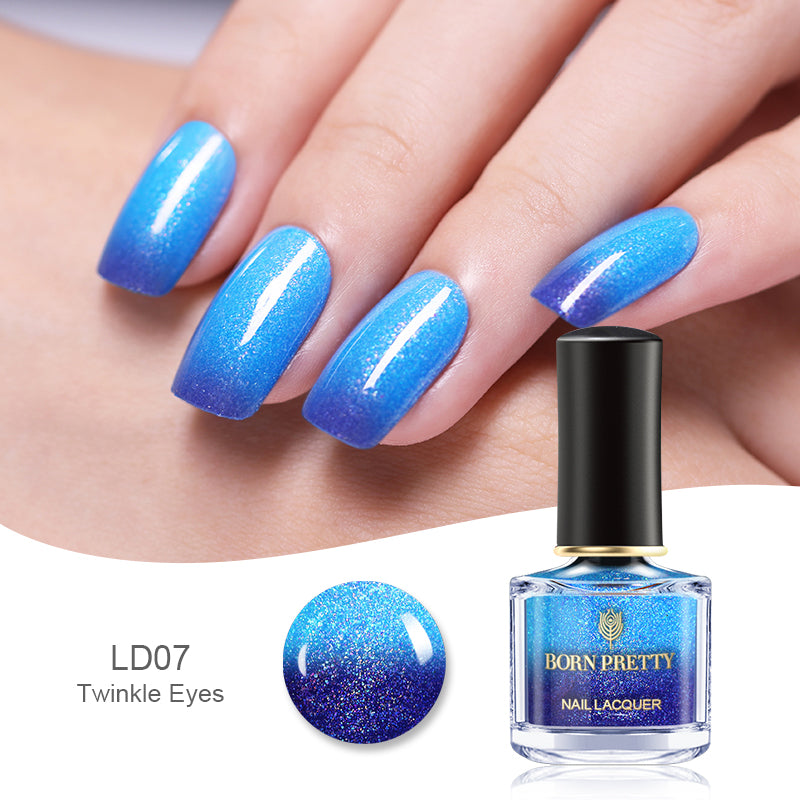 Trendy Peel-Off Color-Changing Polish Thermochromic Manicure Polish Thermochromic Magic Nails Thermal Effect Nail Lacquer Temperature-Sensitive Nail Varnish Temperature-Responsive Nail Color