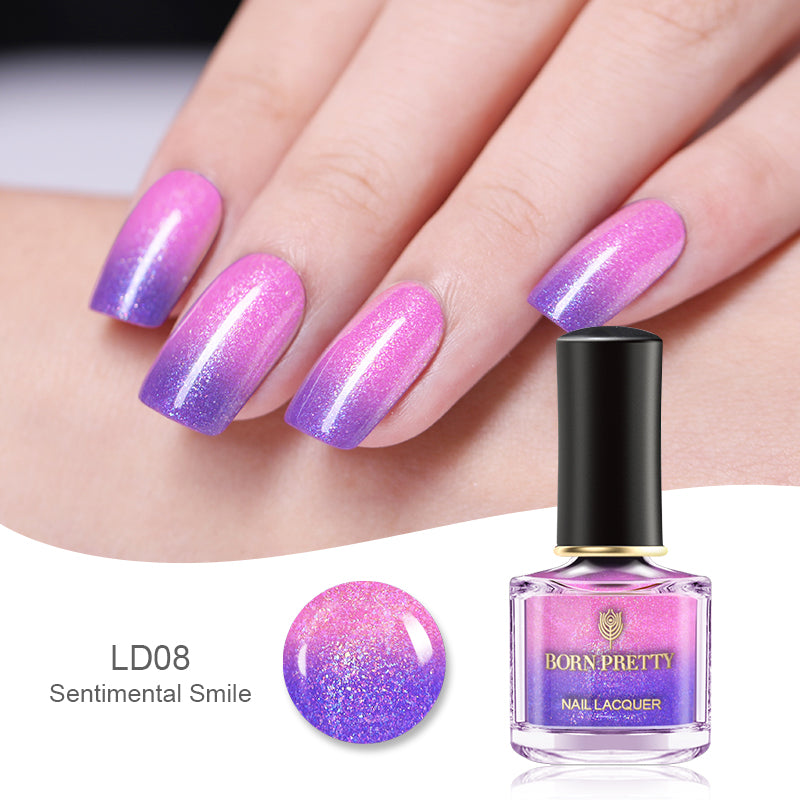 Trendy Peel-Off Color-Changing Polish Thermochromic Manicure Polish Thermochromic Magic Nails Thermal Effect Nail Lacquer Temperature-Sensitive Nail Varnish Temperature-Responsive Nail Color