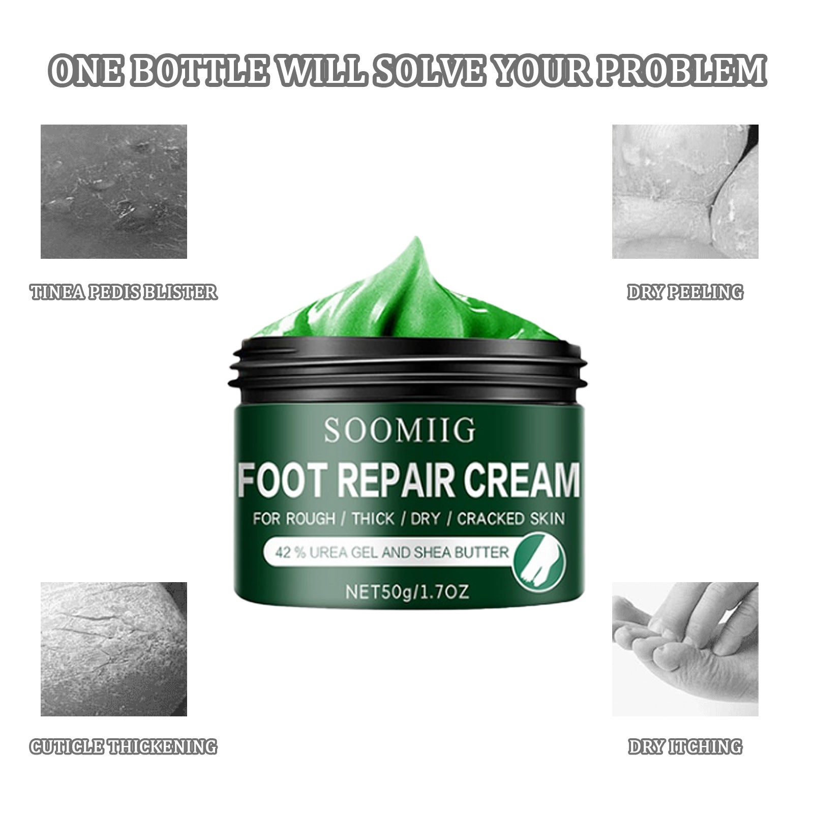 Ultra-Hydrating Foot Cream Therapeutic Foot Moisturizer Soothing Foot Repair Formula Restorative Foot Butter Repairing Dry Feet Cream Repair and Renew Foot Cream
