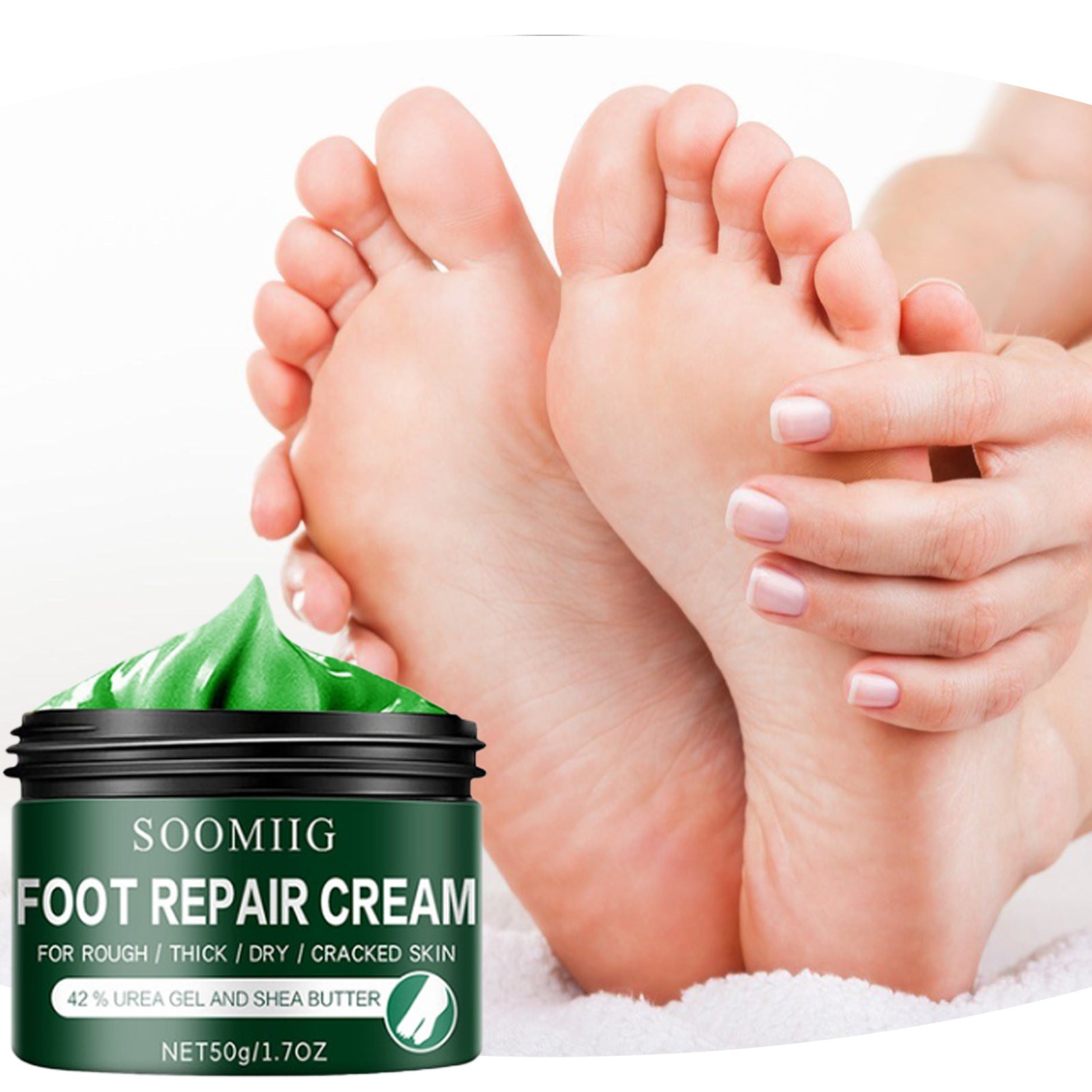 Ultra-Hydrating Foot Cream Therapeutic Foot Moisturizer Soothing Foot Repair Formula Restorative Foot Butter Repairing Dry Feet Cream Repair and Renew Foot Cream