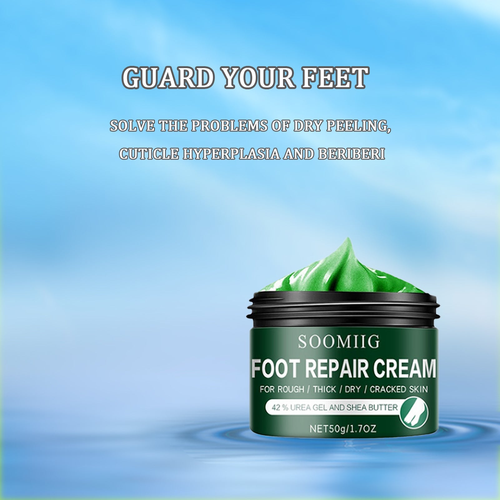 Ultra-Hydrating Foot Cream Therapeutic Foot Moisturizer Soothing Foot Repair Formula Restorative Foot Butter Repairing Dry Feet Cream Repair and Renew Foot Cream