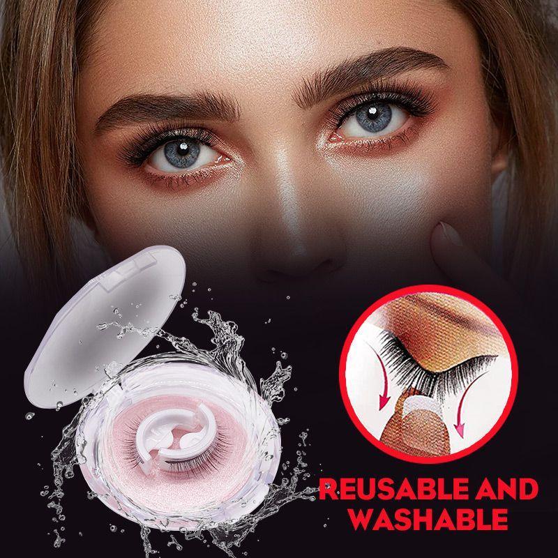 User-Friendly False Lashes Stick-On Lash Extensions Stick-and-Go Lash Strips Self-Stick False Eyelashes Self-Attach Eyelash Set