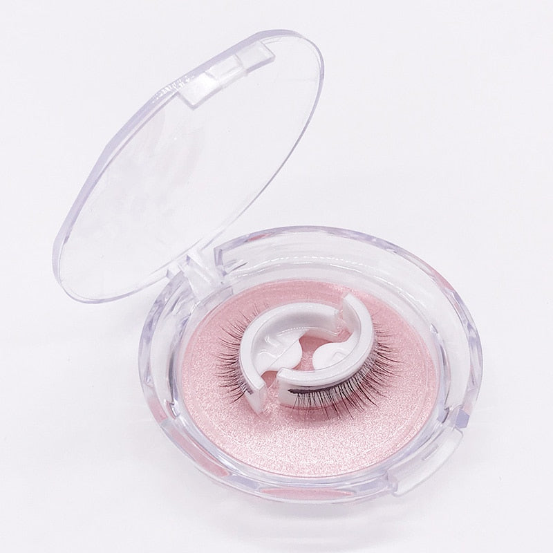 User-Friendly False Lashes Stick-On Lash Extensions Stick-and-Go Lash Strips Self-Stick False Eyelashes Self-Attach Eyelash Set